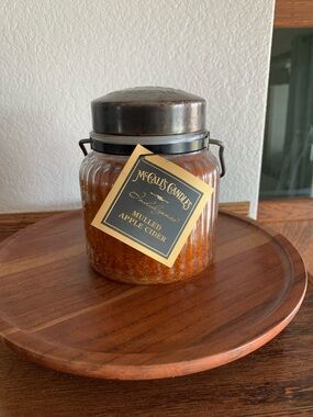 McCall's Candles Mulled Apple Cider Jar Candle - Amber Brown